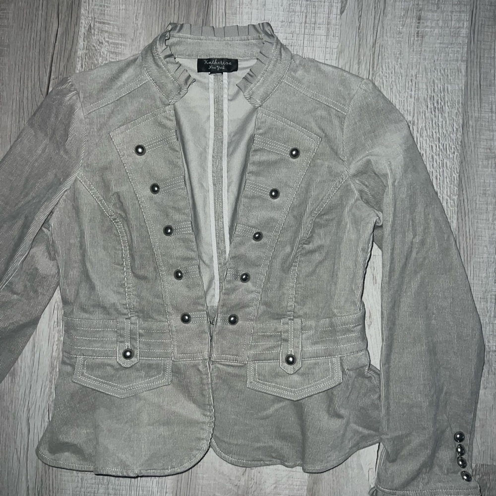 Grey beautifully detailed jacket